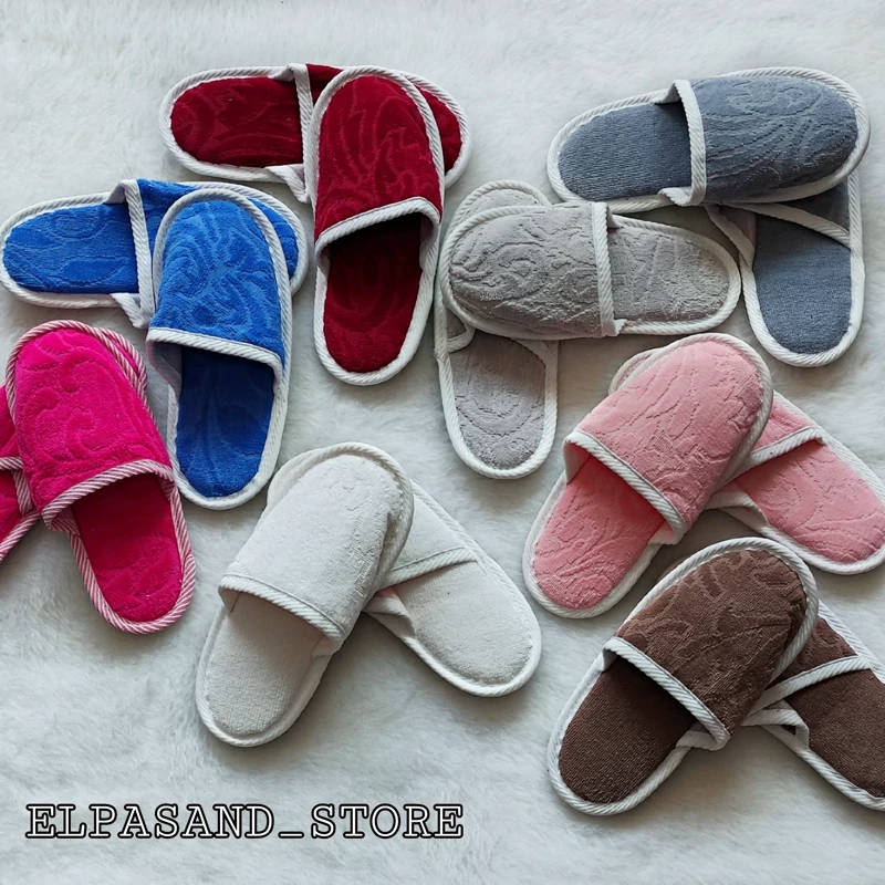 پاپوش دمپایی حوله ای حمام کیفیت درجه یک